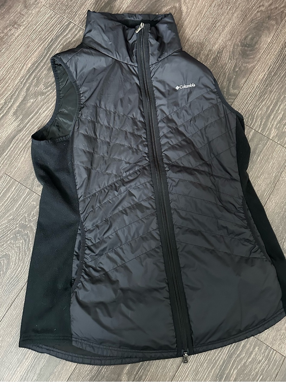 Columbia vest with fleece sides side 1x